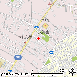 茨城県水戸市吉沢町747-1周辺の地図