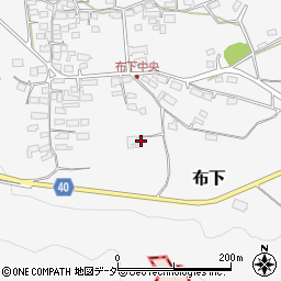 長野県東御市布下周辺の地図