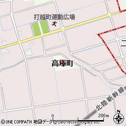石川県加賀市高塚町ワ周辺の地図