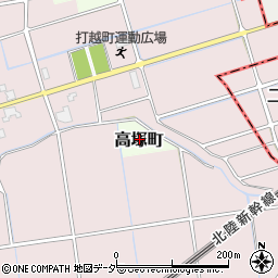 石川県加賀市高塚町（ワ）周辺の地図