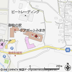 ケアポートみまき周辺の地図