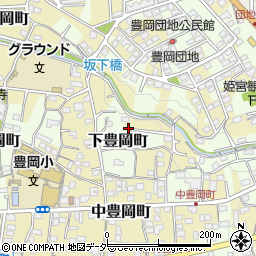 群馬県高崎市中豊岡町287周辺の地図