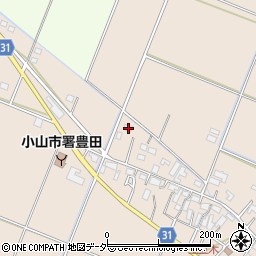 栃木県小山市立木372周辺の地図