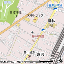 栃木県小山市喜沢1231周辺の地図