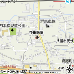 忰田医院周辺の地図
