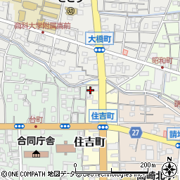 吉井酒店周辺の地図