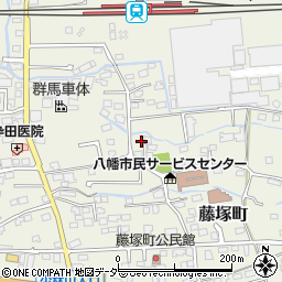 群馬県高崎市藤塚町173周辺の地図