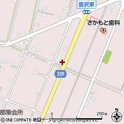 栃木県小山市喜沢441周辺の地図