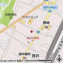 栃木県小山市喜沢1180周辺の地図