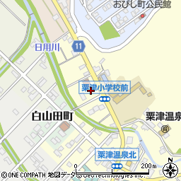ファミリーマート小松粟津温泉店周辺の地図
