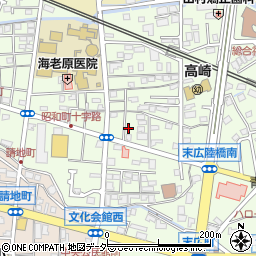 群馬県高崎市昭和町180-11周辺の地図