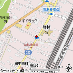 栃木県小山市喜沢1178周辺の地図