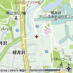 軽井沢プリンスホテルウエスト周辺の地図