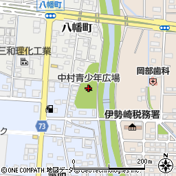 中村青少年広場周辺の地図