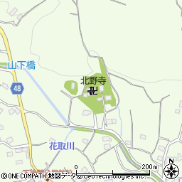 北野寺周辺の地図
