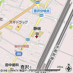 栃木県小山市喜沢199周辺の地図