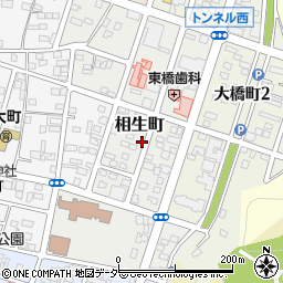 栃木県足利市相生町384-21周辺の地図