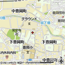 群馬県高崎市中豊岡町307周辺の地図