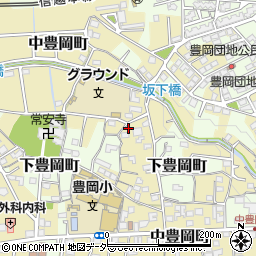 群馬県高崎市中豊岡町306周辺の地図