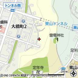 栃木県足利市助戸大橋町1844周辺の地図