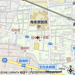 高崎市昭和町福祉作業所周辺の地図