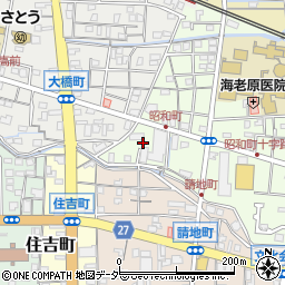 群馬県高崎市昭和町4周辺の地図