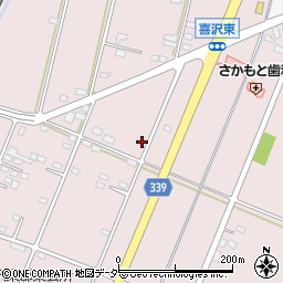 栃木県小山市喜沢451周辺の地図