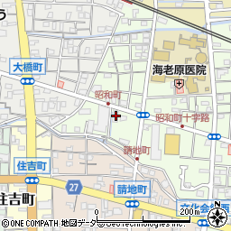 群馬県高崎市昭和町39周辺の地図