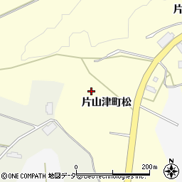 石川県加賀市片山津町松周辺の地図