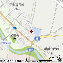 茨城県笠間市橋爪132周辺の地図