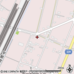 栃木県小山市喜沢326周辺の地図