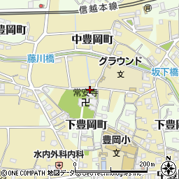 群馬県高崎市下豊岡町1405-3周辺の地図