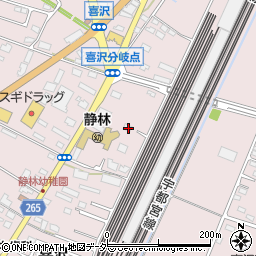 栃木県小山市喜沢227周辺の地図