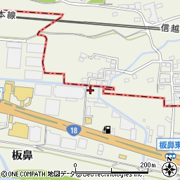 群馬県安中市板鼻192-2周辺の地図