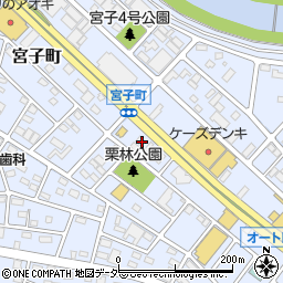 関東礦油株式会社セルフ宮子店周辺の地図