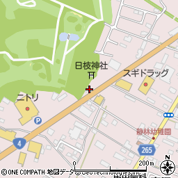 栃木県小山市喜沢1232周辺の地図
