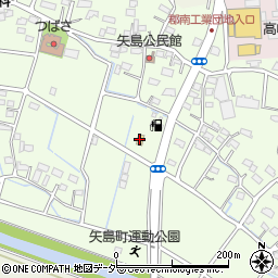 セブンイレブン高崎矢島町店周辺の地図