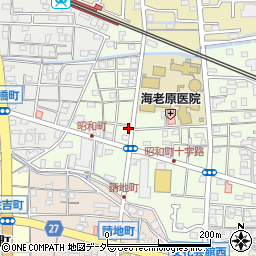 群馬県高崎市昭和町29周辺の地図