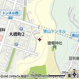 栃木県足利市助戸大橋町1850周辺の地図