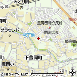 群馬県高崎市下豊岡町1335-21周辺の地図