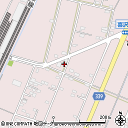栃木県小山市喜沢455周辺の地図