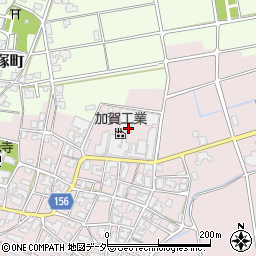 石川県加賀市打越町む周辺の地図