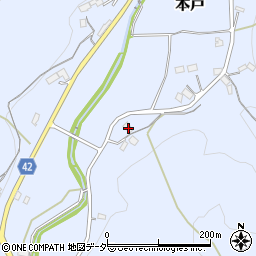 茨城県笠間市本戸4710周辺の地図