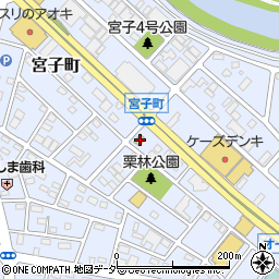 マクドナルド伊勢崎宮子町店周辺の地図