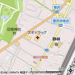 栃木県小山市喜沢1243周辺の地図