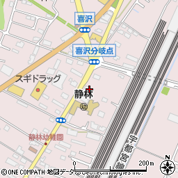 栃木県小山市喜沢201周辺の地図