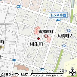 栃木県足利市相生町387-1周辺の地図