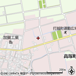 石川県加賀市打越町ら周辺の地図