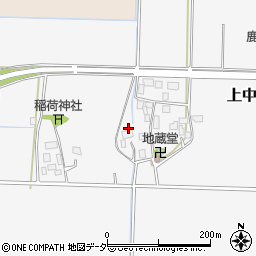 茨城県筑西市上中山321周辺の地図
