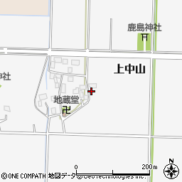 茨城県筑西市上中山274周辺の地図